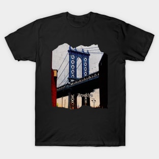 New York Dumbo Photography Brooklyn bridge T-Shirt